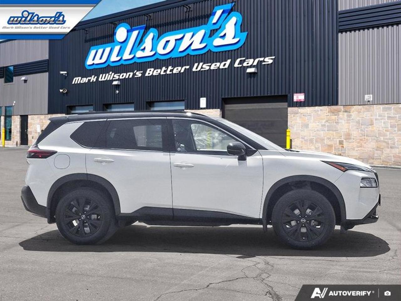 2023 Nissan Rogue SV Midnight Edition AWD | Leather | Pano Roof | Heated Seats + Steering | Remote Start | and More ! Photo