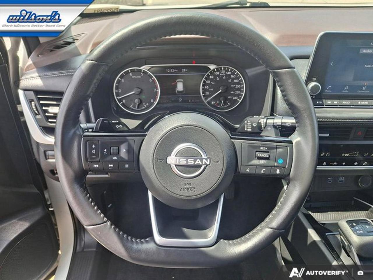 2023 Nissan Rogue SV Midnight Edition AWD | Leather | Pano Roof | Heated Seats + Steering | Remote Start | and More ! Photo