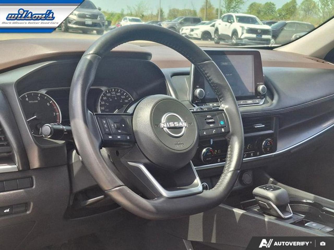 2023 Nissan Rogue SV Midnight Edition AWD | Leather | Pano Roof | Heated Seats + Steering | Remote Start | and More ! Photo