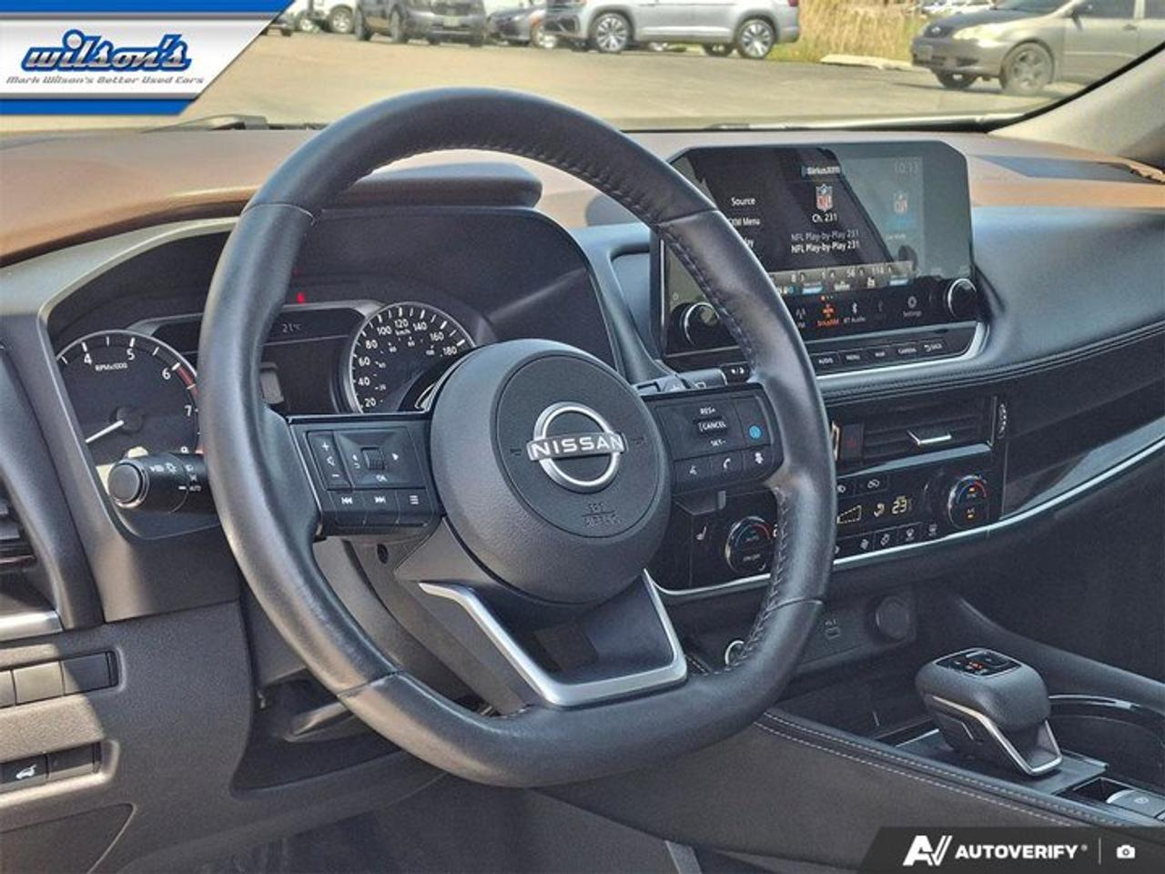 2023 Nissan Rogue SL AWD | Leather | Pano Roof | Nav | Heated Seats + Steering | CarPlay | Remote Start | and More ! Photo