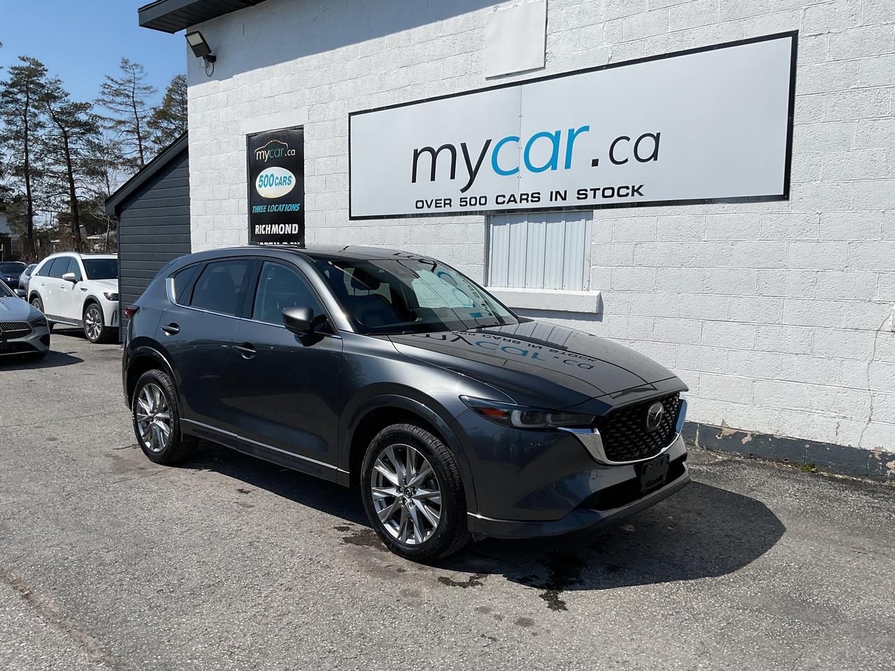 ???? 2.5L 4CYL All Wheel Drive  MAZDA CX-5 GT 2025  Premium comfort meets unbeatable value! ????<br><br>

This stunning 2025 Mazda CX-5 GT with only 58,061 KMs is ready to deliver style, performance, and reliability. Equipped with all-wheel drive and loaded with features, this is the perfect vehicle for any adventure!<br><br>

? 2.5L 4-Cylinder Engine<br>
? All Wheel Drive<br>
? Backup Camera<br>
? Bluetooth Connectivity<br>
? Air Conditioning<br>
? Cruise Control<br>
? Full Power Group<br><br>

?? NO FEES! <span>(Just pay applicable taxes.)</span><br>
?? LOWEST PRICE GUARANTEED!<br><br>

?? 4 LOCATIONS TO SERVE YOU BETTER:<br>
?? RICHMOND: 1-888-416-2199<br>
?? OTTAWA: (343) 429-6444<br>
?? KINGSTON: 1-888-508-3494<br>
?? NORTH BAY: 1-888-282-3560<br><br>

?? Visit <strong>WWW.MYCAR.CA</strong> to see this MAZDA CX-5 and more!<br>
?? Confidence, comfort, and value  all in one! ??