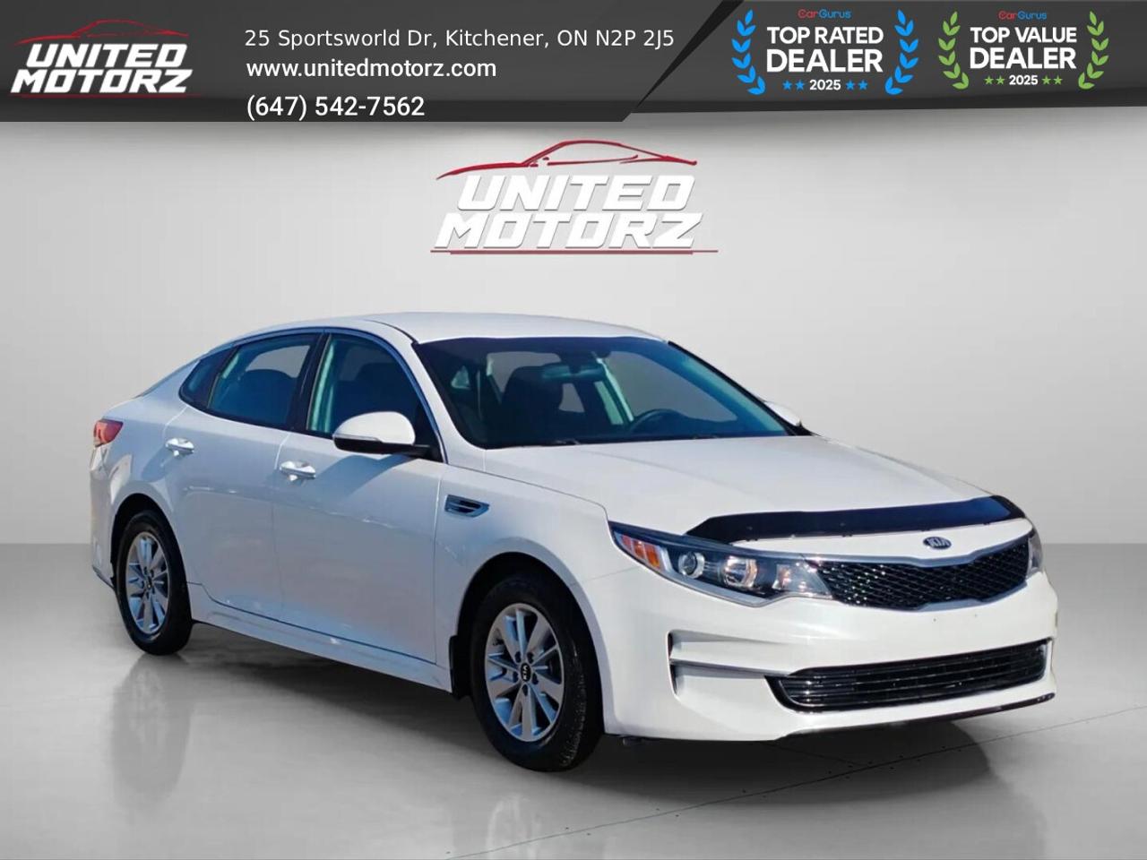 2016 Kia Optima LX~SAFETY CERTIFIED~ONE OWNER~NO ACCIDENTS~Low Km' Photo