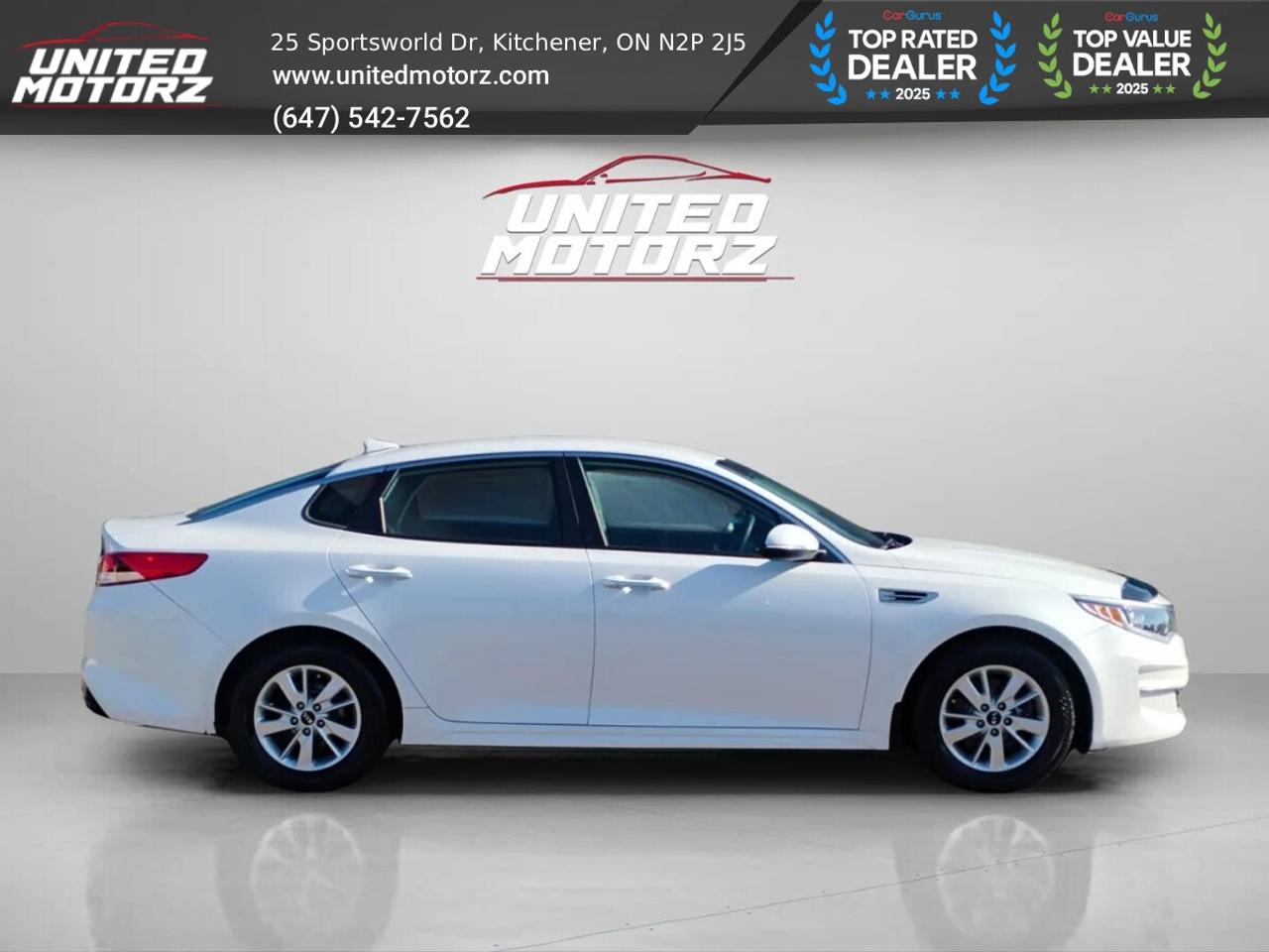 2016 Kia Optima LX~SAFETY CERTIFIED~ONE OWNER~NO ACCIDENTS~Low Km' Photo