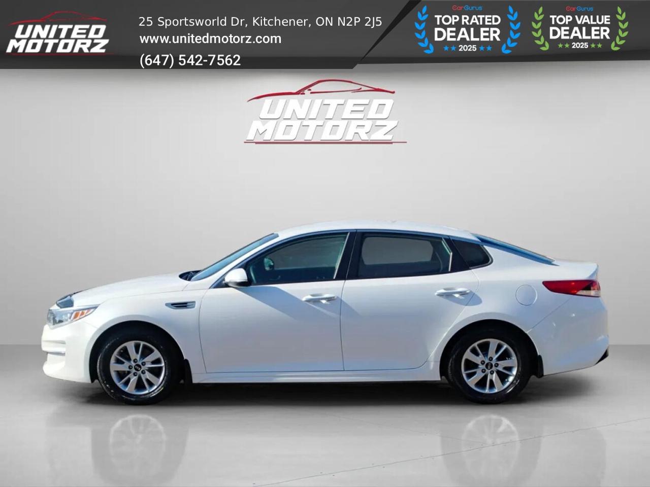 2016 Kia Optima LX~SAFETY CERTIFIED~ONE OWNER~NO ACCIDENTS~Low Km' Photo