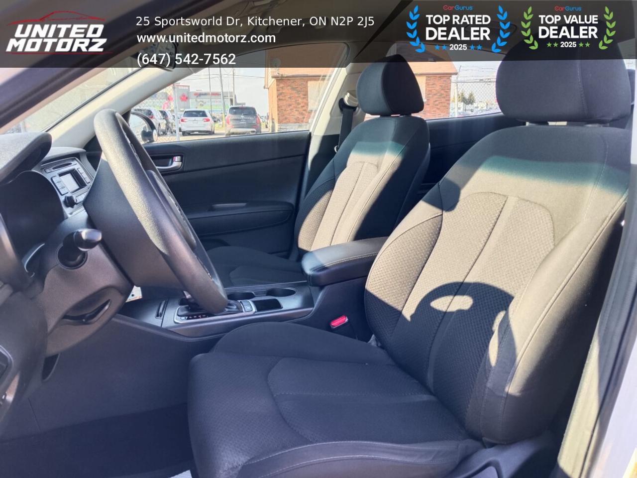 2016 Kia Optima LX~SAFETY CERTIFIED~ONE OWNER~NO ACCIDENTS~Low Km' Photo
