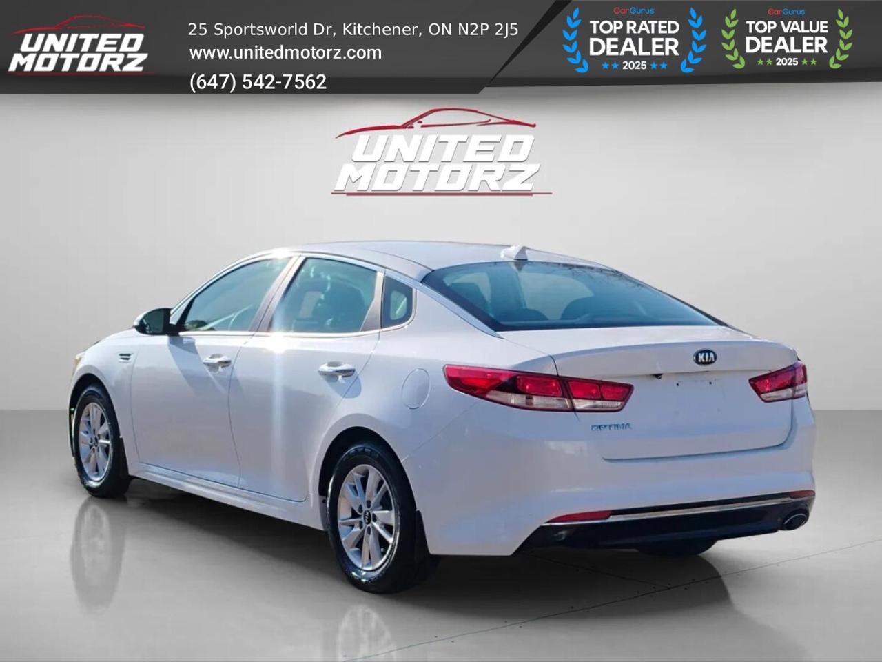 2016 Kia Optima LX~SAFETY CERTIFIED~ONE OWNER~NO ACCIDENTS~Low Km' Photo