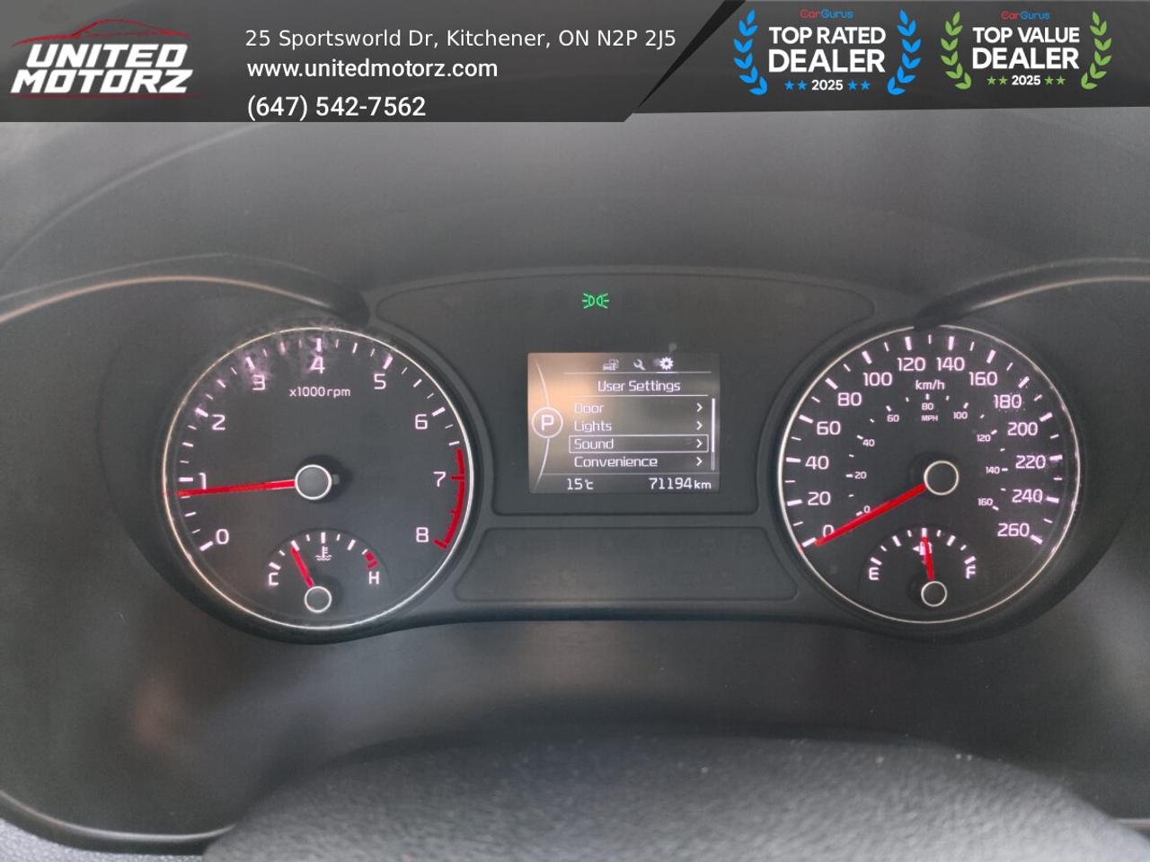 2016 Kia Optima LX~SAFETY CERTIFIED~ONE OWNER~NO ACCIDENTS~Low Km' Photo