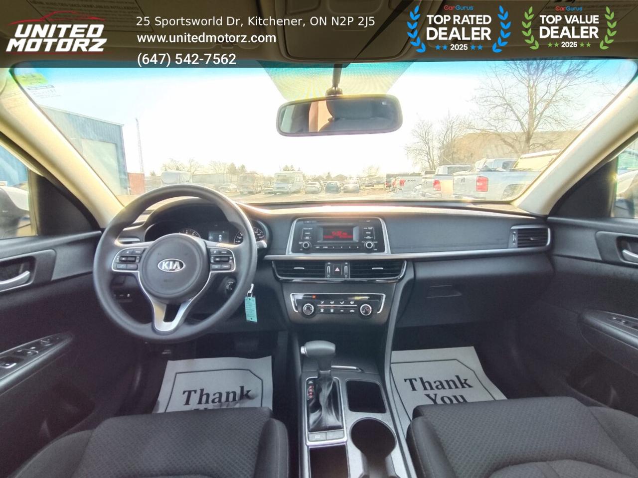 2016 Kia Optima LX~SAFETY CERTIFIED~ONE OWNER~NO ACCIDENTS~Low Km' Photo