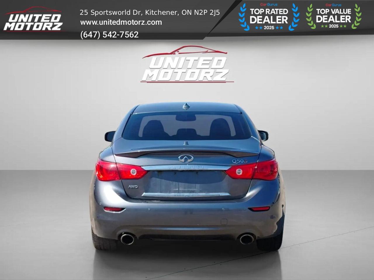 2016 Infiniti Q50 S Red Sport 400 Hp 3.0T V6~SAFETY CERTIFIED~ Photo