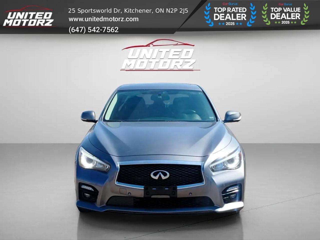 2016 Infiniti Q50 S Red Sport 400 Hp 3.0T V6~SAFETY CERTIFIED~ Photo