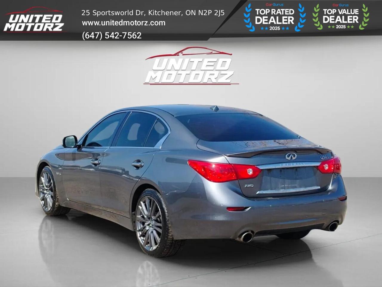 2016 Infiniti Q50 S Red Sport 400 Hp 3.0T V6~SAFETY CERTIFIED~ Photo