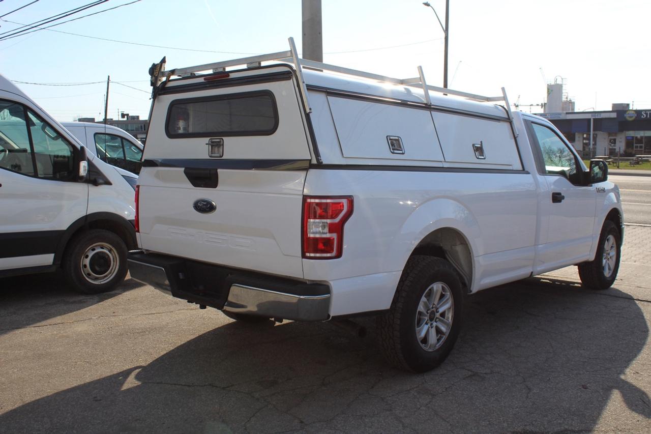 2019 Ford F-150 XLT Reg Cab 8ft Box Ladder Rack Matching Cap Photo