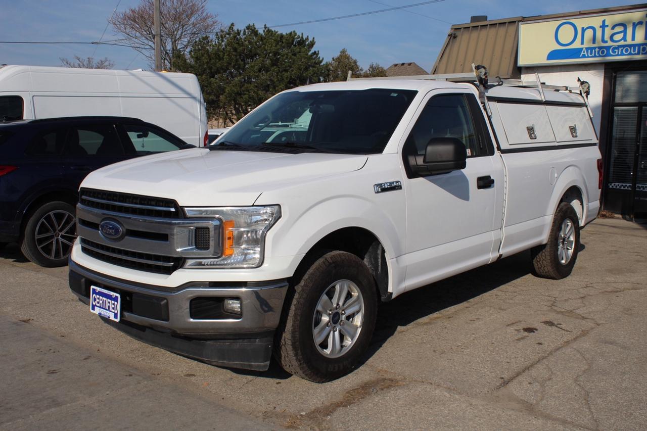 2019 Ford F-150 XLT Reg Cab 8ft Box Ladder Rack Matching Cap Photo