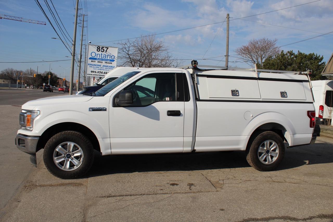 2019 Ford F-150 XLT Reg Cab 8ft Box Ladder Rack Matching Cap Photo