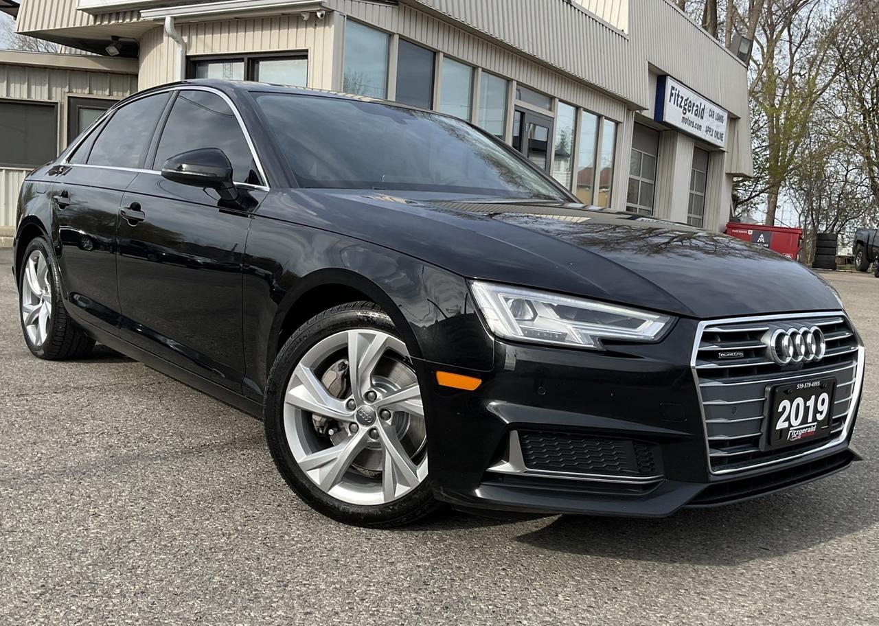 2019 Audi A4 2.0T Progressiv Quattro Sedan - LTHR! NAV! 360 CAM Photo0
