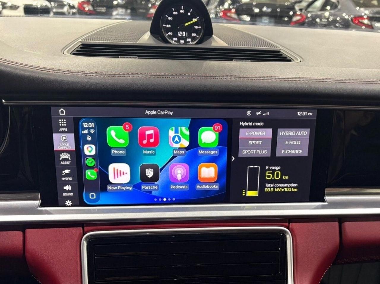 2019 Porsche Panamera 4 E-Hybrid AWD PREMIUM PLUS PKG RED INTERIOR NO AC Photo