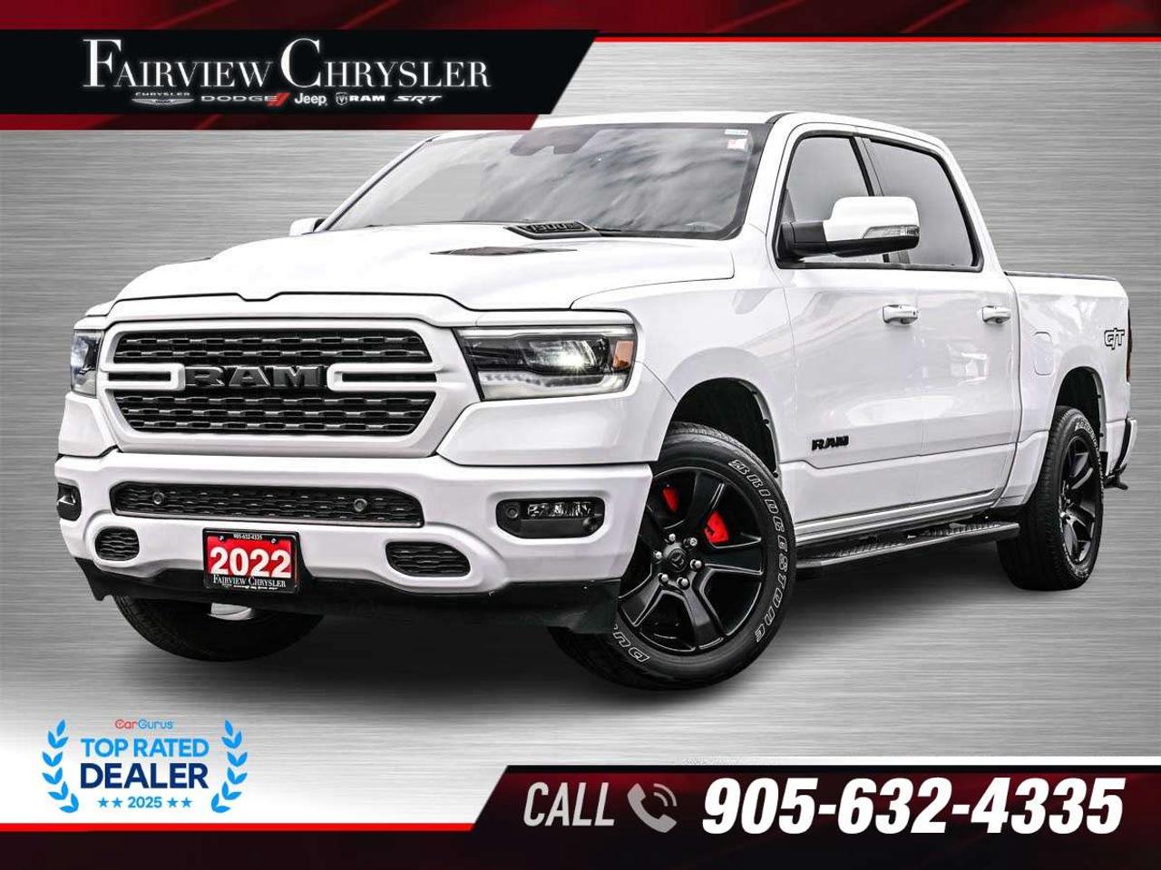 2022 RAM 1500 Sport 4x4 Crew Cab 5'7 Box G/T   3.92 REAR AXLE   CARPLAY   HEATED SEATS   REMOTE START   ALPINE   12 SCREEN Photo0