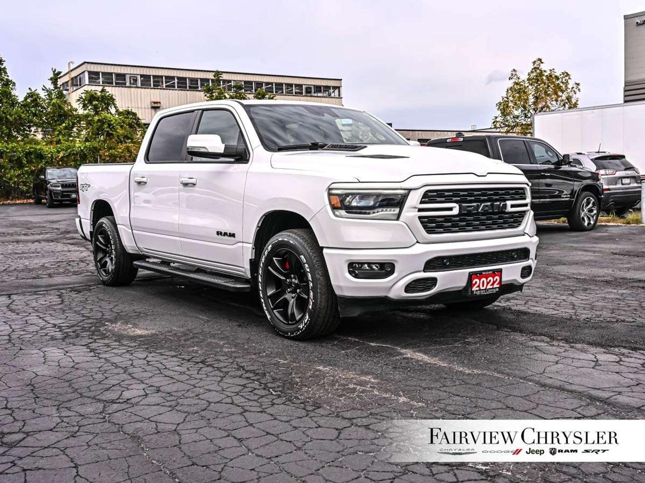 2022 RAM 1500 Sport 4x4 Crew Cab 5'7 Box G/T   3.92 REAR AXLE   CARPLAY   HEATED SEATS   REMOTE START   ALPINE   12 SCREEN Photo
