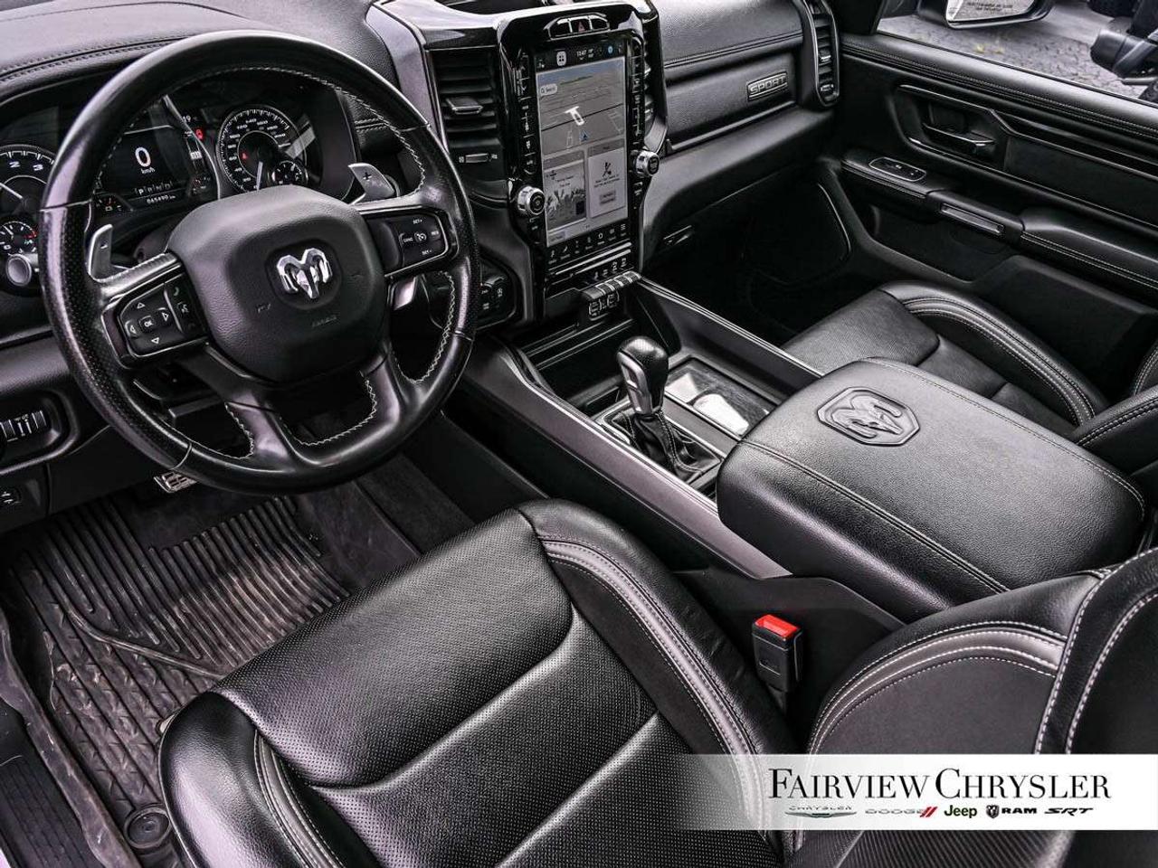 2022 RAM 1500 Sport 4x4 Crew Cab 5'7 Box G/T   3.92 REAR AXLE   CARPLAY   HEATED SEATS   REMOTE START   ALPINE   12 SCREEN Photo
