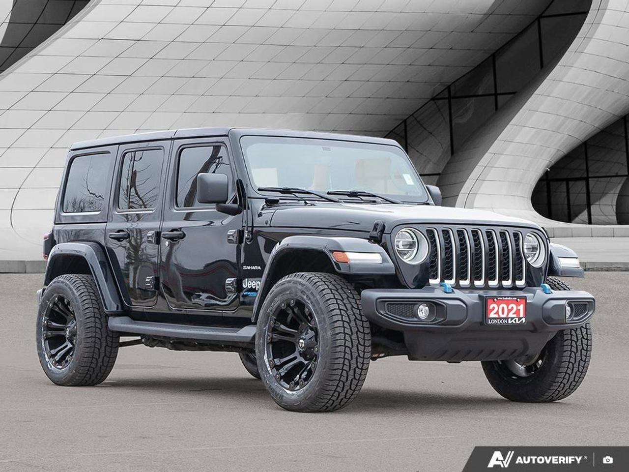 2021 Jeep Wrangler 4xe Unlimited Sahara   4x4   Leather   Push Button   B Photo
