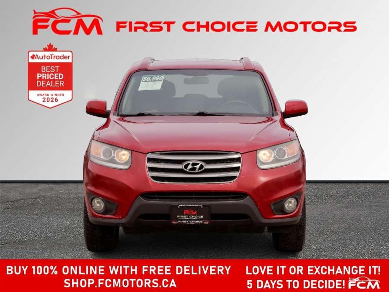 2012 Hyundai Santa Fe GLS AWD   FULLY CERTIFIED WITH WARRANTY Photo