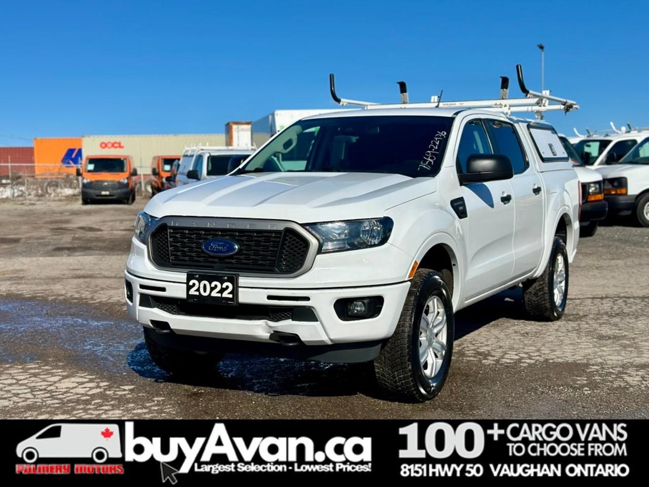 2022 Ford Ranger Ranger XLT Crew Cab 4x4 + Cap W/racks Photo4
