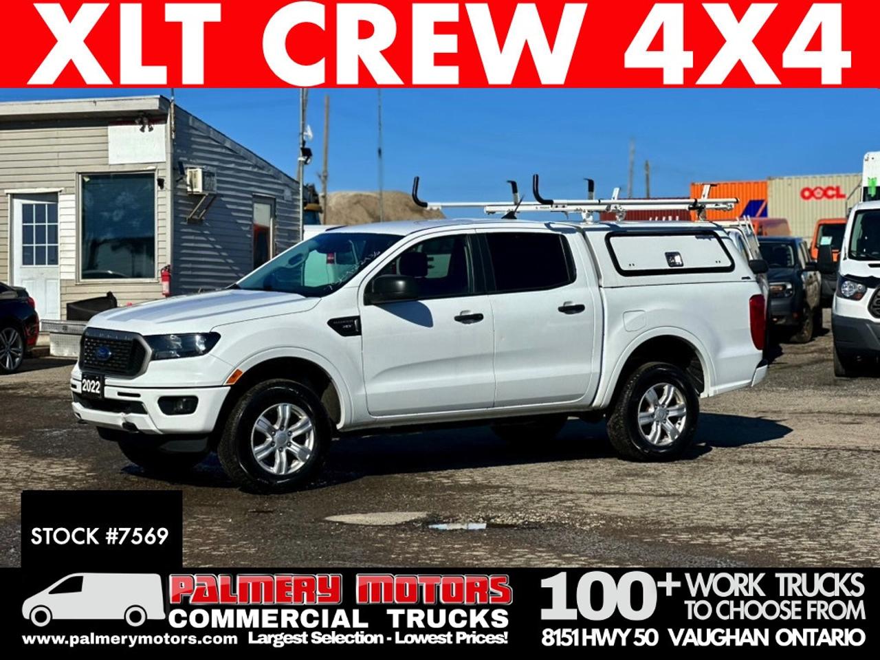 2022 Ford Ranger Ranger XLT Crew Cab 4x4 + Cap W/racks Photo