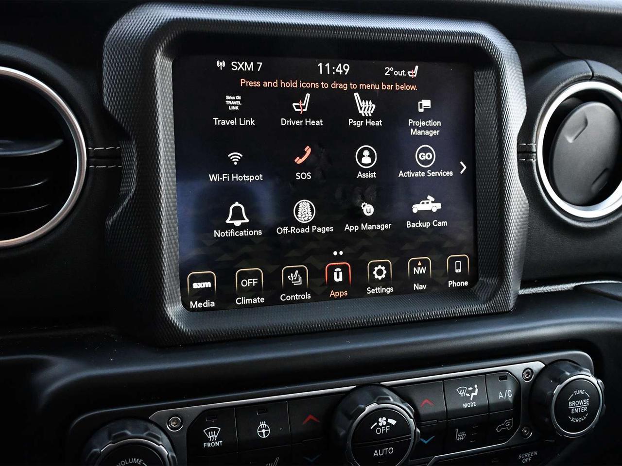 2022 Jeep Gladiator Overland 4x4 ~Nav ~Cam ~Heated Leather ~Bluetooth Photo
