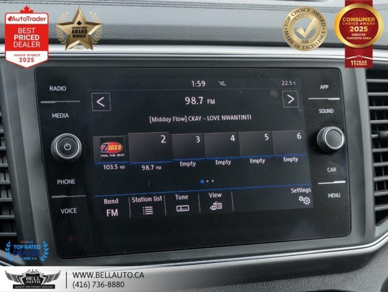 2018 Volkswagen Atlas Trendline   7PASS   B.CAM   BLUETOOTH   NOACCIDENT Photo