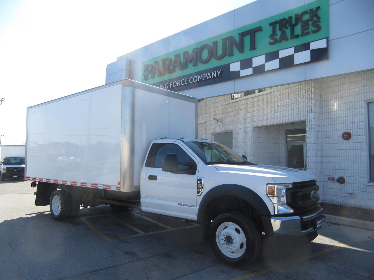 2022 Ford F-550 DIESEL 16FT BOX ROLLOUT RAMP Photo