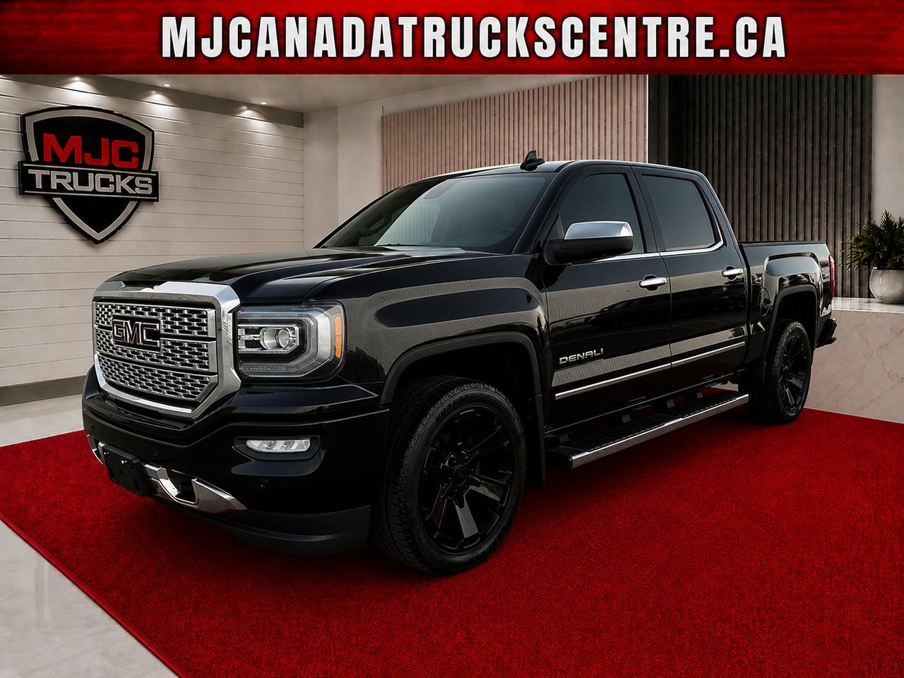 2016 GMC Sierra 1500 4WD Crew Cab  Denali Ultimate 6.2 L In Black