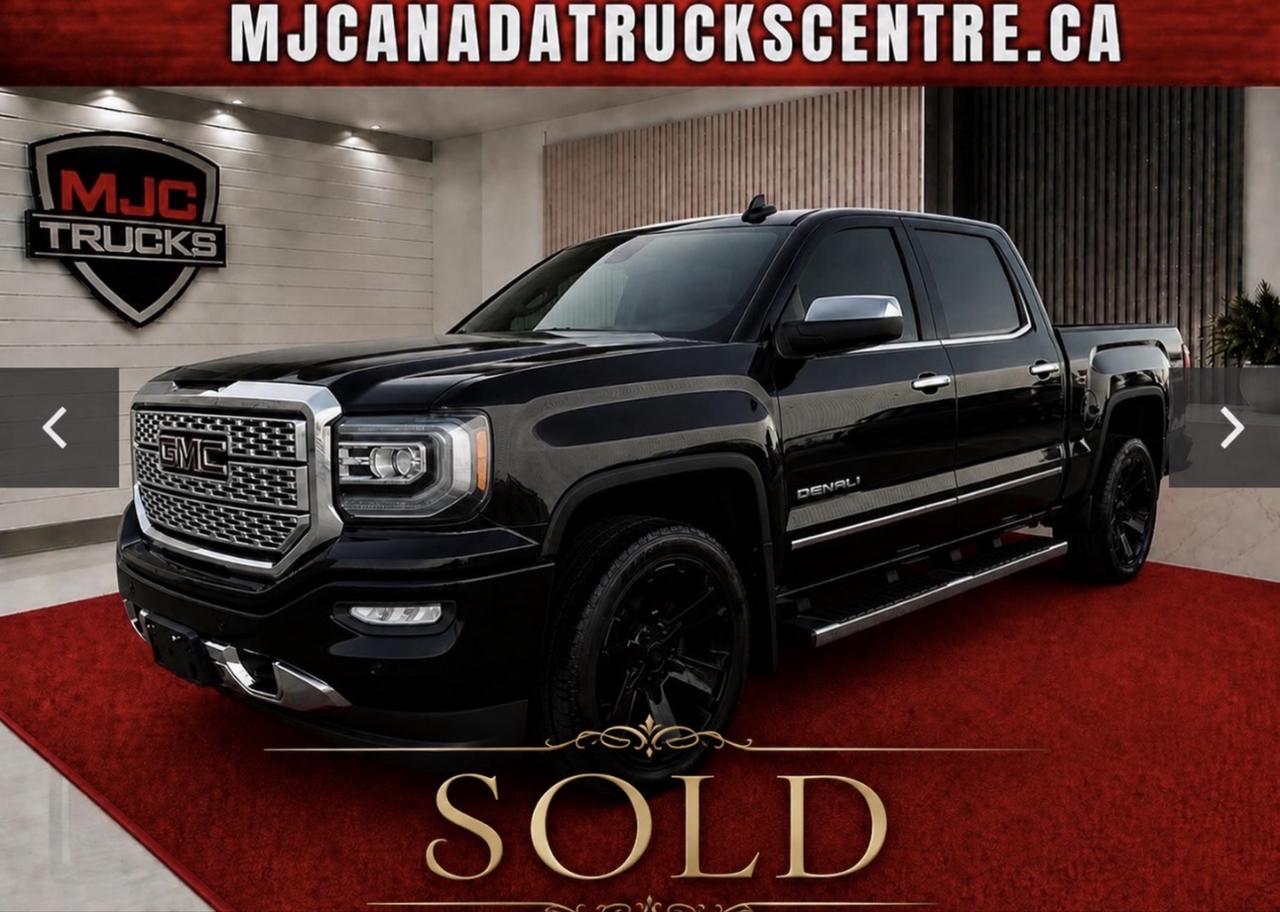 2016 GMC Sierra 1500 4WD Crew Cab  Denali Ultimate 6.2 L In Black