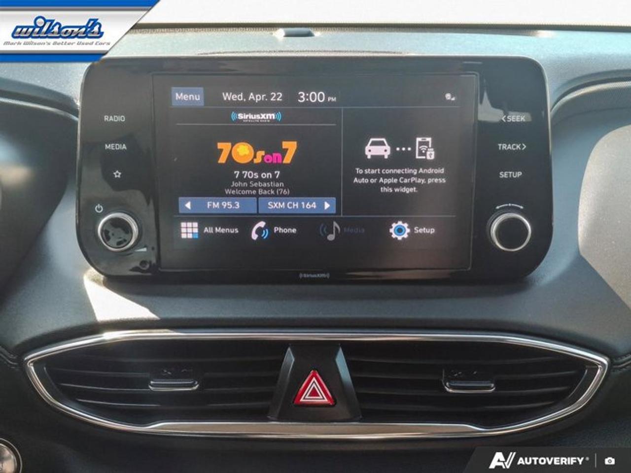 2021 Hyundai Santa Fe Preferred AWD | Heated Seats + Steering | Carplay + Android Auto | Blind Spot Monitor | and More ! Photo