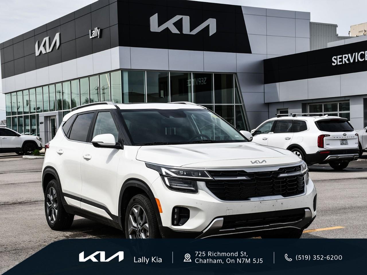 <p>2025 Kia Seltos EX | AWD | Former Daily Rental </p><p>Well maintained as part of a professional fleet maintenance program.</p><ul><li><p><strong>Condition:</strong> Former Daily Rental, Accident Free / No Accidents</p></li><li><p><strong>Performance:</strong> All-Wheel Drive (AWD), 2.0L 4-Cylinder Engine, Automatic Transmission</p></li><li><p><strong>Seating & Comfort:</strong> Cloth & Synthetic Leather Seating, Heated Front Seats, Heated Steering Wheel, Automatic Climate Control</p></li><li><p><strong>Technology:</strong> Apple CarPlay & Android Auto, Bluetooth Connectivity, Touchscreen Display, Remote Keyless Entry</p></li><li><p><strong>Safety:</strong> Blind Spot Monitoring, Forward Collision-Avoidance Assist, Lane Keep Assist, Backup Camera</p></li><li><p>Financing Available</p></li><li><p>Trade-Ins Welcome</p></li><li><p>Extended Warranty Options</p></li></ul><p>Every used vehicle undergoes a 135-point inspection.</p><p><strong>Former rental vehicles are typically supplied with one key. Any additional keys received from the fleet provider will be included at delivery at no charge. Extra keys may be purchased if desired.</strong></p> <p>We use no hassle no haggle live market pricing! Save money and time.</p><p>All prices shown include all fees. Reconditioning and Full Detailing. Taxes and Licensing extra.</p><p>All Pre-Owned vehicles come standard with one key. If we received additional keys from the previous owner they will be with the vehicle upon delivery at no cost. Additional keys may be purchased at customers requested and expense.</p><p>Book your appointment today!</p>