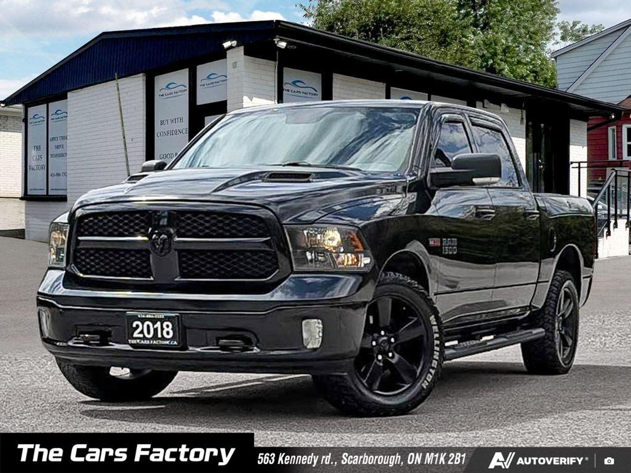 2018 RAM 1500 Big Horn 4x4 Crew Apple CarPlay No Accident! Photo0