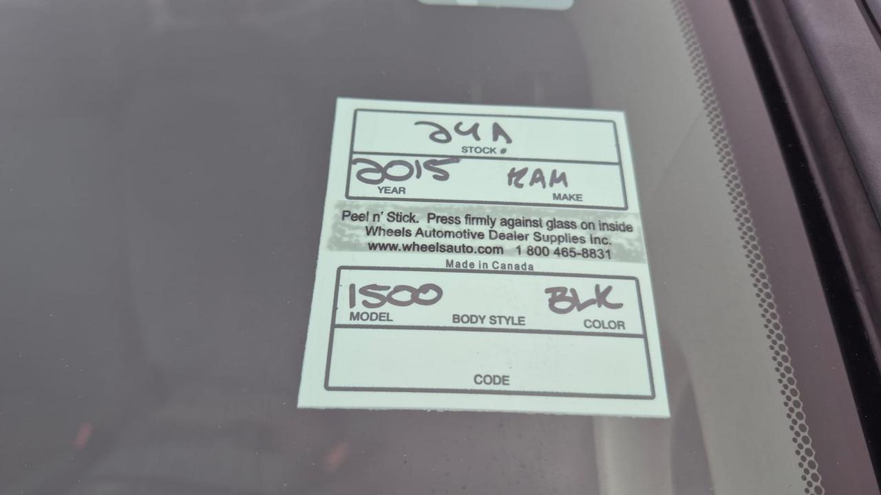 2015 RAM 1500 TRADESMAN, ECO DIESEL, RUNS ROUGH, TRADE IN, AS IS Photo