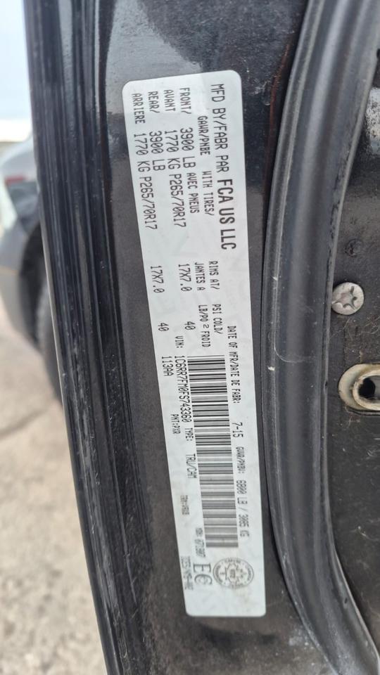 2015 RAM 1500 TRADESMAN, ECO DIESEL, RUNS ROUGH, TRADE IN, AS IS Photo