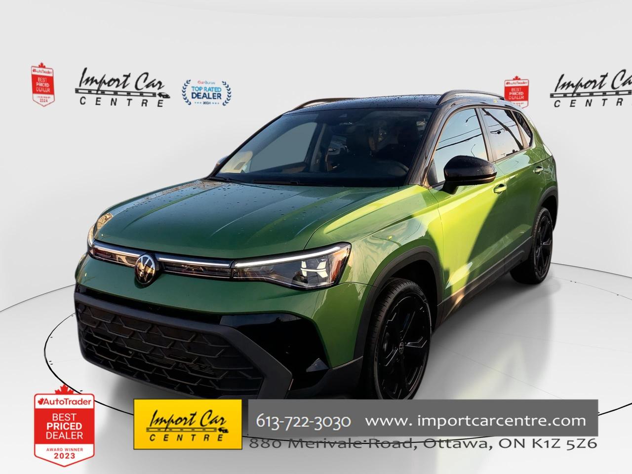 Used 2025 Volkswagen Taos Comfortline Black Edition ONLY 66KMS!!  TRULY LIKE for sale in Ottawa, ON