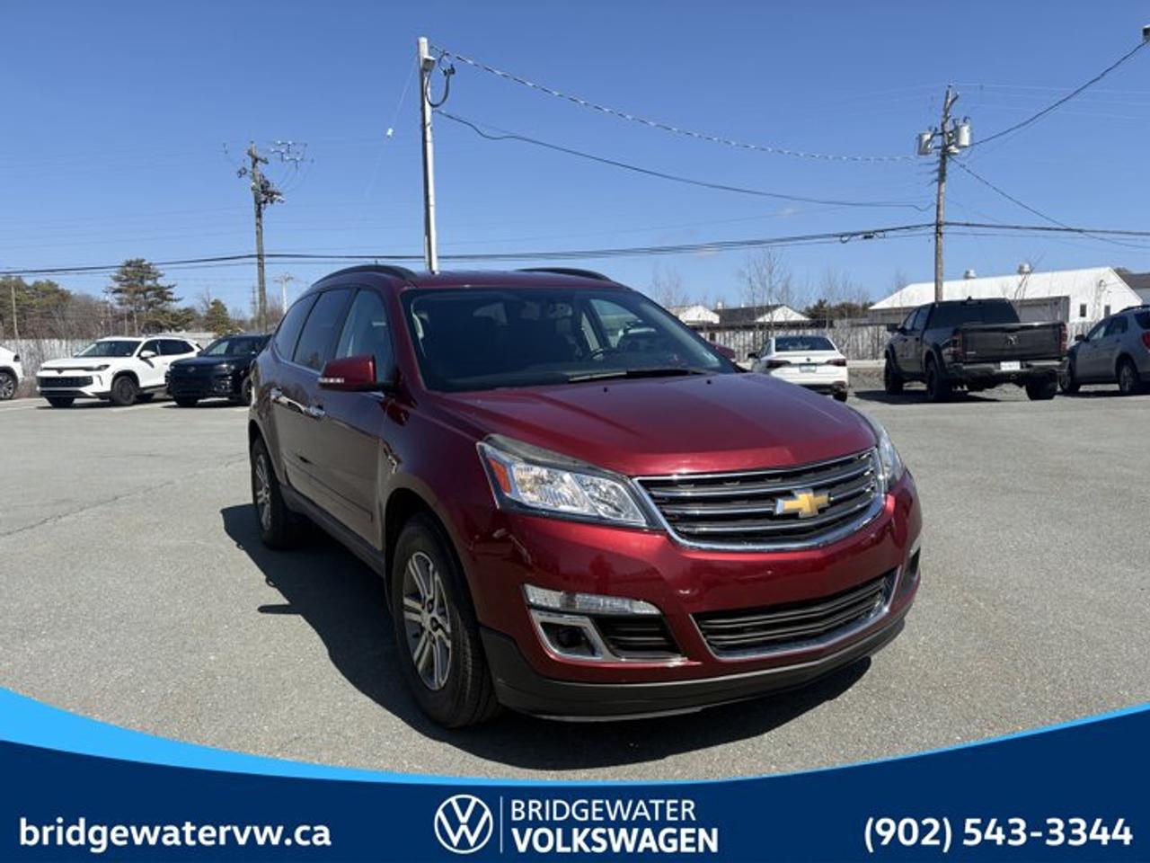 Recent Arrival! 2017 Chevrolet Traverse 1LTCertified.This vehicle has passed Motor Vehicle Inspection (MVI) and is road-ready for its next owner. It is being sold without warranty and has not undergone a manufacturer or dealership certification program. Reconditioning & Inspection Includes: Provincial Motor Vehicle Inspection (MVI) Safety-related repairs completed as required to meet inspection standards Basic mechanical and safety checks Final road test Any MVI-related concerns must be reported within the applicable time frame. Any inspection-related concerns must be reviewed and addressed by the original selling dealer.Siren Red Tintcoat AWD 6-Speed Automatic 3.6L V6 SIDI AWD.