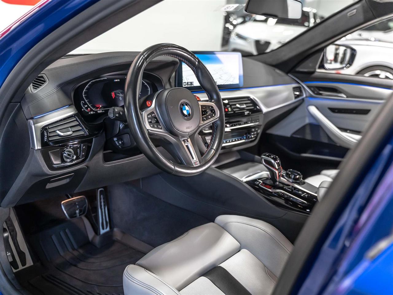 2021 BMW M5 COMPETITION|CARBON EXTERIOR|H&R SPRINGS|ACCIDENT FREE Photo4