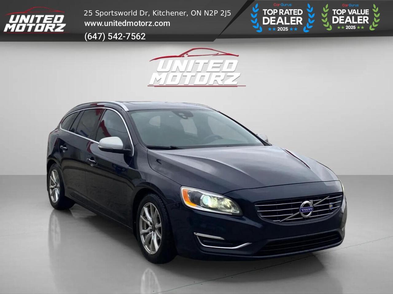 2017 Volvo V60 T6 Drive-E Premier AWD~CERTIFIED~Beechwood Brown L Photo2
