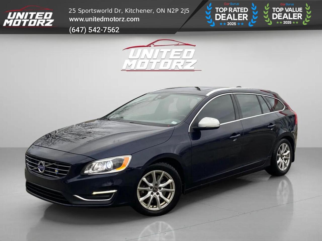 2017 Volvo V60 T6 Drive-E Premier AWD~CERTIFIED~Beechwood Brown L Photo