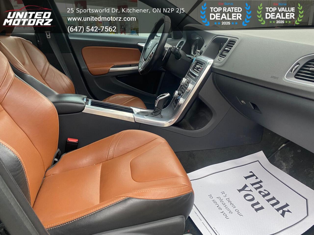 2017 Volvo V60 T6 Drive-E Premier AWD~CERTIFIED~Beechwood Brown L Photo