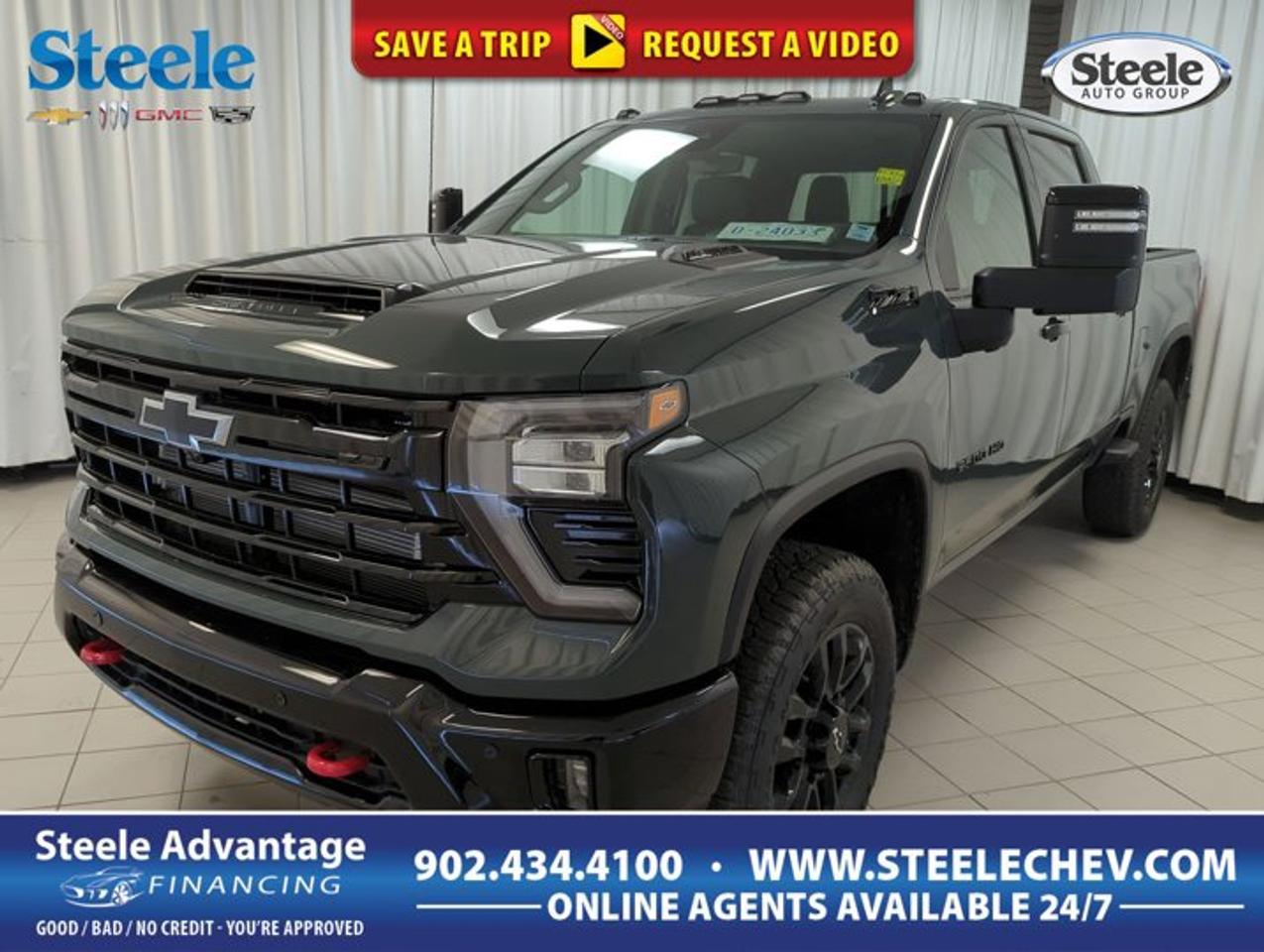 Built for serious work and refined for daily comfort, the 2026 Chevrolet Silverado 2500 LTZ is a heavy-duty truck that brings diesel strength, modern tech, and premium convenience together in one confident package. Finished in Grey with a Black interior, this four-door pickup at Steele Chevrolet Buick GMC in Dartmouth is equipped with four-wheel drive, an automatic transmission, and a turbocharged 6.6-litre Diesel V8 for strong capability on the road and at the jobsite.The 2026 Chevrolet Silverado 2500 LTZ stands out with a smart balance of toughness and comfort. This truck is ready for changing Atlantic weather, demanding hauling needs, and long highway drives alike. With features such as a sunroof, off-road suspension, off-road tires, head-up display, rear cross traffic alert, ventilated front seats, and adaptive cruise control, it delivers the equipment drivers want in a modern heavy-duty pickup.FEATURES OF THE Silverado 2500 LTZPremium LTZ trim with upscale detailsSunroof adds open-air cabin feelHead-up display aids driver focusVentilated front seats boost comfortTRUCK FEATURESHeavy-duty diesel power for demanding jobsFour-wheel drive for added tractionOff-road suspension helps rough terrain travelOff-road tires support tougher surface gripADVANCED SAFETY FEATURESRear cross traffic alert adds awarenessAdaptive cruise control supports highway drivingHead-up display helps keep eyes forwardFour-wheel drive aids slippery road tractionPERFORMANCE AND EFFICIENCYTurbocharged 6.6-litre Diesel V8 powerAutomatic transmission supports smooth heavy haulingOff-road suspension improves uneven terrain controlDiesel performance suits towing and long tripsCOMFORT AND CONVENIENCEVentilated front seats help warm-day comfortFour-door cabin supports easy passenger accessSunroof brings in light and airBlack interior offers a clean lookTECHNOLOGY AND CONNECTIVITYHead-up display presents key driving informationAdaptive cruise control reduces highway effortDriver-focused layout keeps controls within reachModern cabin supports everyday usabilityCARGO SPACEPickup bed supports tools and gearHeavy-duty design suits worksite hauling needsCabin layout leaves room for passengersTruck format handles cargo with easeWHAT OTHER OWNERS LIKEStrong diesel torque for heavy-duty tasksComfortable cabin for long daily drivesUseful driver aids for added confidenceOff-road setup for rougher road travelFor drivers who need a truck that can handle real work without giving up comfort, the 2026 Chevrolet Silverado 2500 LTZ is a compelling choice. Its diesel V8 delivers the kind of power heavy-duty buyers expect, while the automatic transmission and four-wheel drive help make that performance easy to use in a wide range of conditions.This pickup also brings welcome refinement to every drive. The ventilated front seats help on warmer days, the sunroof adds an open feel to the cabin, and the head-up display keeps important information in clear view. Rear cross traffic alert and adaptive cruise control add confidence and convenience whether you are backing out in a busy lot or settling in for a longer trip.At Steele Chevrolet Buick GMC in Dartmouth, this Grey 2026 Chevrolet Silverado 2500 LTZ offers a strong mix of capability, comfort, and smart equipment. From tough jobsite demands to weekend travel, it is ready to deliver the strength and versatility expected from a heavy-duty Chevrolet truck.This 2026 Chevrolet Silverado 2500 LTZs VIN is: 1GC4KPEY5TF253500 .