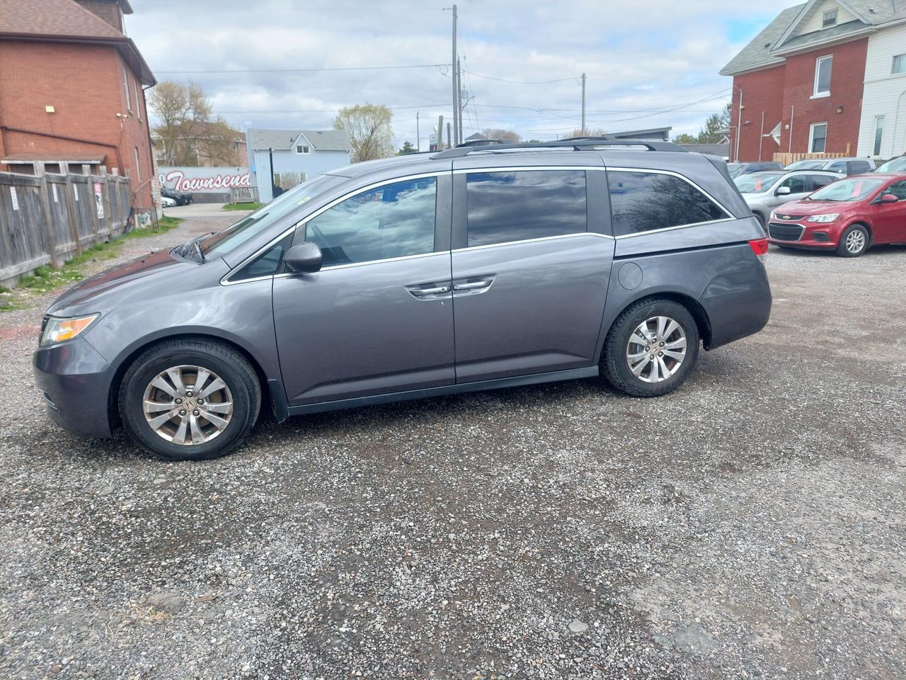 <p>2015 HONDA ODYSSEY EX 3.5L 6 CYLINDER- 2 OWNERS-BLUETOOTH-181,000 kms-Power Seats-Heated Seats-Powe Sliding Doots-Air Conditioning-Power Windows-Power Locks-Has Books-PUSH TO START-BACKUP CAMERA-,AUX-KEYLESS ENTRY-CRUISE CONTROL-STEERING AUDIO CONTROL-Run &Drive Great.</p><p>WE FINANCE EVERYONE REGARDLESS OF CREDIT RATING, WHETHER YOU HAVE GREAT CREDIT, NO CREDIT, SLOW CREDIT, BAD CREDIT, BEEN BANKRUPT, OR DISABILITY, OR ON A PENSION, OR YOU WORK BUT PAID CASH- WE HAVE MULTIPLE LENDERS THAT WANT TO GIVE YOU A CAR LOAN</p><p>Car proof reports are available upon request. We welcome your mechanic inspection before purchase for your own peace of mind !!!&nbsp;</p><p>==== Buy with confidence; ====</p><p>&nbsp;OMVIC Registered Dealer & Proud UCDA&nbsp; Member</p><p>&nbsp;Certified! Certified! Certified!</p><p>$13,995+ HST & Licensing&nbsp;</p><p>✅ FINANCING AVAILABLE</p><p>✅ WARRANTY AVAILABLE</p><p>✅ WELL TAKE YOUR TRADE-IN</p><p>✅ CARFAX AVAILABLE</p><p>For more information please visit our website at www.oshawafineautosales.ca Many Cars,Trucks & Vans Available to choose from.&nbsp;</p><p>Oshawa Fine Auto Sales</p><p>766 Simcoe Street South Oshawa, on.</p><p>289-653-1993</p><p>Call/Email us for booking a test drive and showing.</p><p>&nbsp;</p><p>&nbsp;</p>