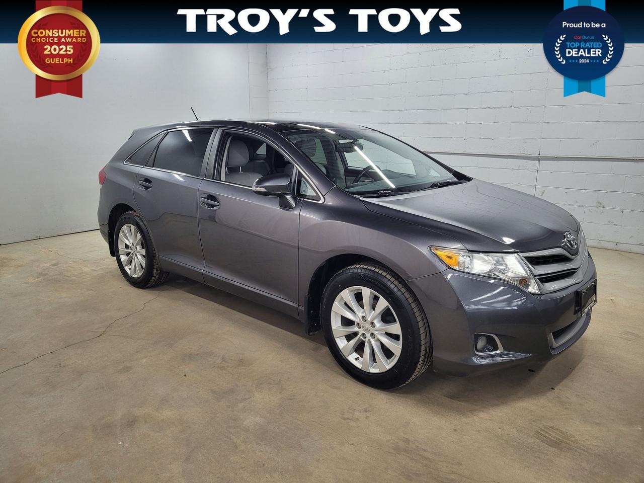 <p>Looking for a stylish and reliable SUV thats perfect for Canadian adventures? Check out this elegant 2016 Toyota Venza XLE, available now at Troys Toys. This crossover boasts a sleek gray exterior and a luxurious cream interior, offering both sophistication and practicality. With its smooth automatic transmission and all-wheel-drive capability, youll enjoy confident handling in any weather condition, from summer road trips to navigating winter snow. This Venza has 172,000km on the odometer.</p><p>The 2016 Toyota Venza XLE is designed to make every drive a pleasure. Its versatile body style blends the space of an SUV with the maneuverability of a car, making it ideal for city commutes and weekend getaways alike. With its reputation for Toyotas legendary reliability, this Venza is built to last and provide years of dependable service.</p><p>Here are five features youll love:</p><ul><li><strong>All-Wheel Drive:</strong> Conquer any road condition with confidence.</li><li><strong>Luxurious Cream Interior:</strong> Experience comfort and style on every journey.</li><li><strong>Spacious SUV Design:</strong> Enjoy ample room for passengers and cargo.</li><li><strong>Automatic Transmission:</strong> Effortlessly smooth and easy to drive.</li><li><strong>Toyota Reliability:</strong> Drive with peace of mind knowing youve chosen a trusted brand.</li></ul><p><strong><em>Powered by AutoIntelligence&trade;</em></strong> Vehicle information has been generated using artificial intelligence and is provided for informational purposes only. While efforts are made to ensure accuracy, please confirm all details directly with the dealer.</p>