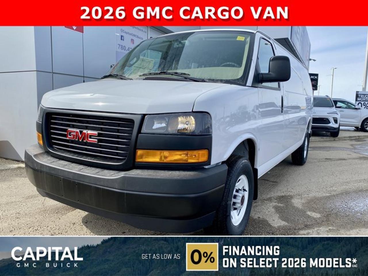 Check out this BRAND NEW 2026 GMC SAVANA! Equipped with options like Remote Start, Bluetooth, Rear Park Assist, Deluxe front Bucket Seats, Driver Convenience Package, Back-up Camera, Cold Climate Package and so much more! CALL NOWAsk for the Internet Department for more information or book your test drive today! Text 507-585-4395 for fast answers at your fingertips!AMVIC Licensed Dealer - Licence Number B1044900