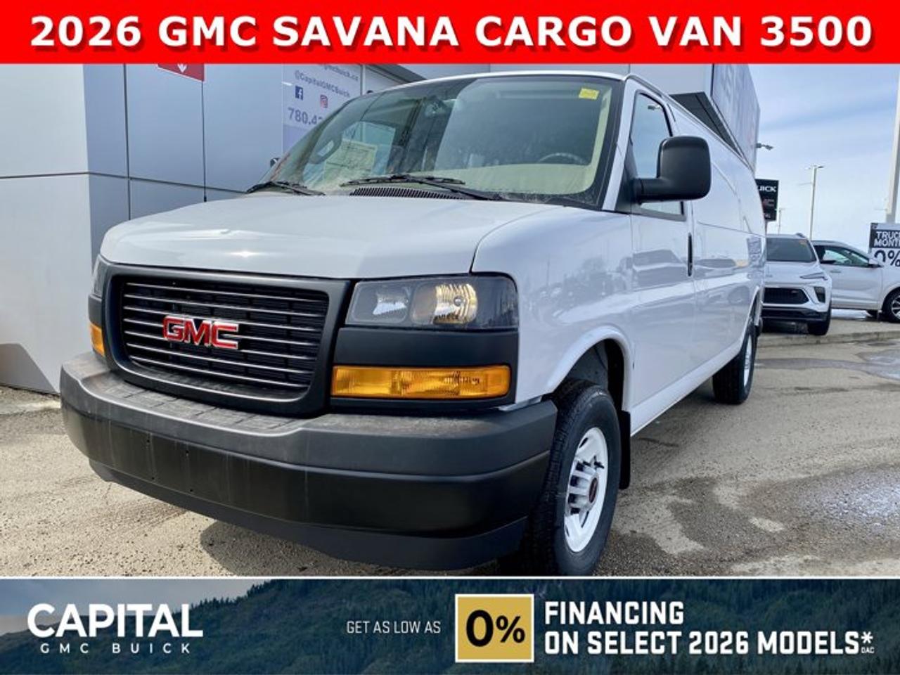 Check out this BRAND NEW 2026 GMC SAVANA! Equipped with options like Remote Start, Bluetooth, Rear Park Assist, Deluxe front Bucket Seats, Driver Convenience Package, Back-up Camera, Cold Climate Package and so much more! CALL NOWAsk for the Internet Department for more information or book your test drive today! Text 507-585-4395 for fast answers at your fingertips!AMVIC Licensed Dealer - Licence Number B1044900