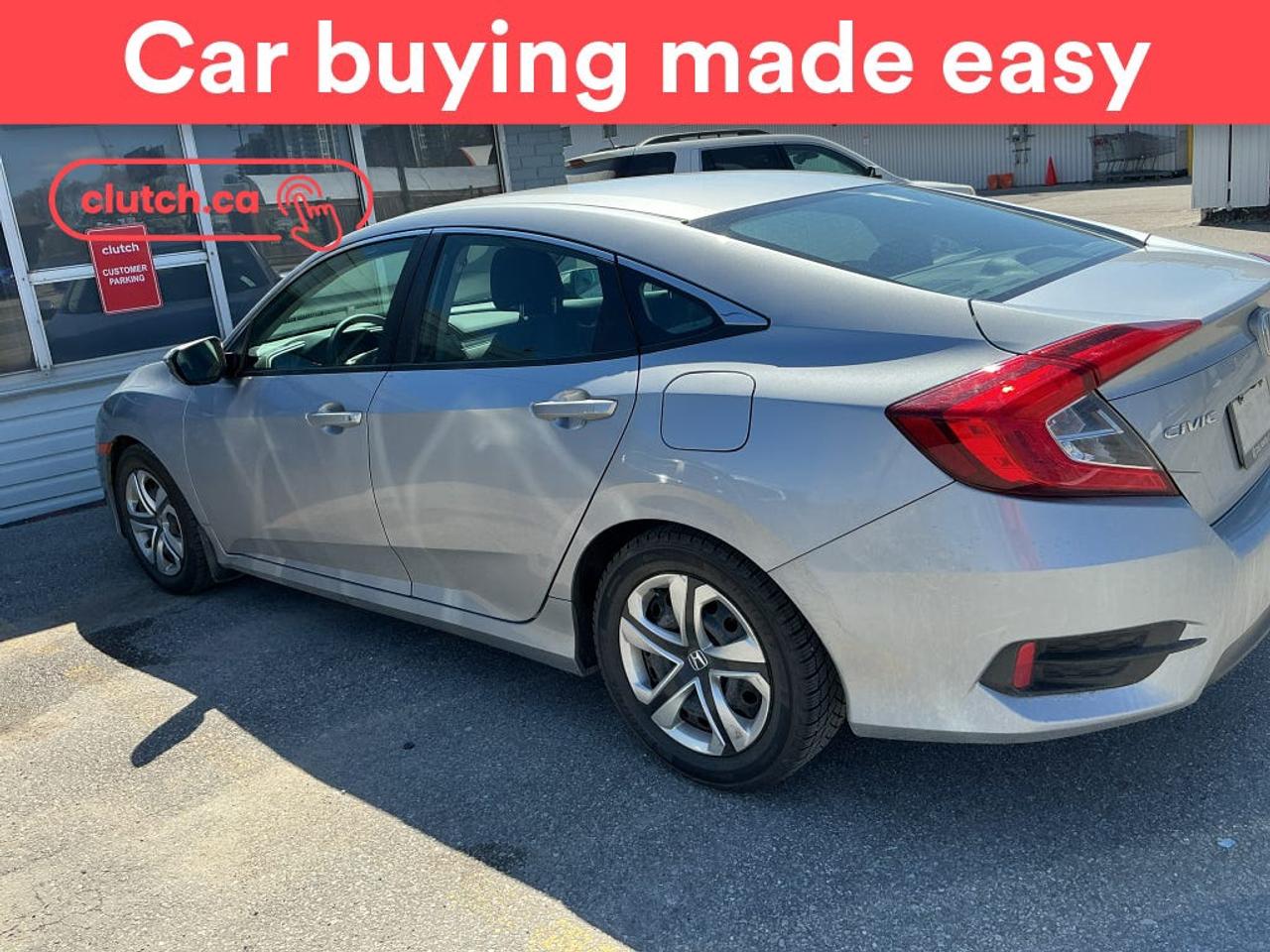 Front Heated Seats, Climate Control, Bluetooth Music and more!<br> <br>Clutch is the largest online used car retailer in Canada, delivering a seamless, hassle-free car-buying experience to drivers everywhere. Shop thousands of used cars online, get the right one delivered to your door, and enjoy peace of mind with our 10-Day Money-Back Guarantee. How sweet is that? To learn more, visit clutch.ca.<br> <br>The top features for this car include:<br> <br>Brake Assist<br>Front Heated Seats<br>Climate Control<br>Bluetooth Music<br>Touchscreen Display<br>Cruise Control<br>12V Outlet<br>Hands Free Device Connectivity<br>Apple CarPlay<br>Android Auto<br>USB Input<br>Keyless Entry<br>Hill Assistance<br>Rear View Camera<br> <br>Seamless home delivery - Delivery to your door in a matter of days. Available on select packages.<br> <br>Try it out for 10 days - If you do not like it, we will take it back. <br> <br>Quality assured - All cars go through our rigorous 210-point inspection and reconditioning process.<br> <br>Peace of mind - Warranty and protection plans available.<br> <br>Haggle-free - No haggling or hard sells.<br> <br>100% Transparency - Full inspection reports on every car, including high-res photography and a free Carfax report.<br> <br>Listed price is for cash purchase only and does not include taxes, Shipping Fees (if applicable), Delivery Fees (if applicable), government licensing fees.<br> <br>Stock # 97368