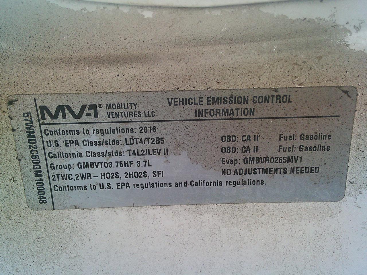 2016 VPG MV-1 AM General Wheelchair Accessibility Van Photo